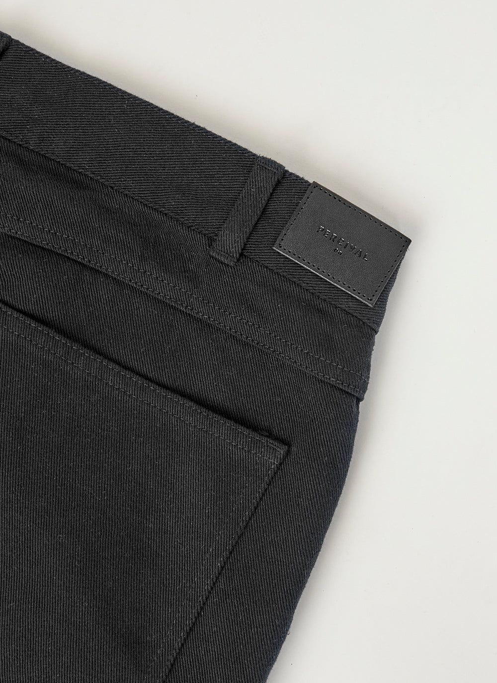 Men's 5 pocket black deals trousers