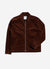 Zip Overshirt | Cotton Suede | Espresso