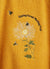 Fleece | Embroidered Casentino Wool | Mustard