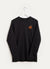Itamae Octopus Long Sleeve T Shirt | Embroidered Organic Cotton | Black