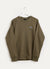 Clamped DeLorean Sweatshirt | Embroidered Organic Cotton | Khaki