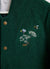 Bomber | Embroidered Casentino Wool | Forest