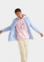 pink hoodie with purple print of an aubergine with smiling face