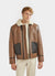 Aviator Jacket | Cognac Leather