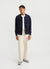 Bomber Jacket | Cotton Suede | Navy