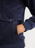 Bomber Jacket | Cotton Suede | Navy