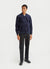 Bomber Jacket | Cotton Suede | Navy