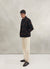 Boucle Wool Crew Neck | Black