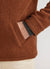 brown casentino overshirt pocket detail