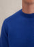 Crew Neck | Brushed Wool | Cobalt