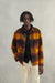Blanket Overshirt | Check Wool | Yellow