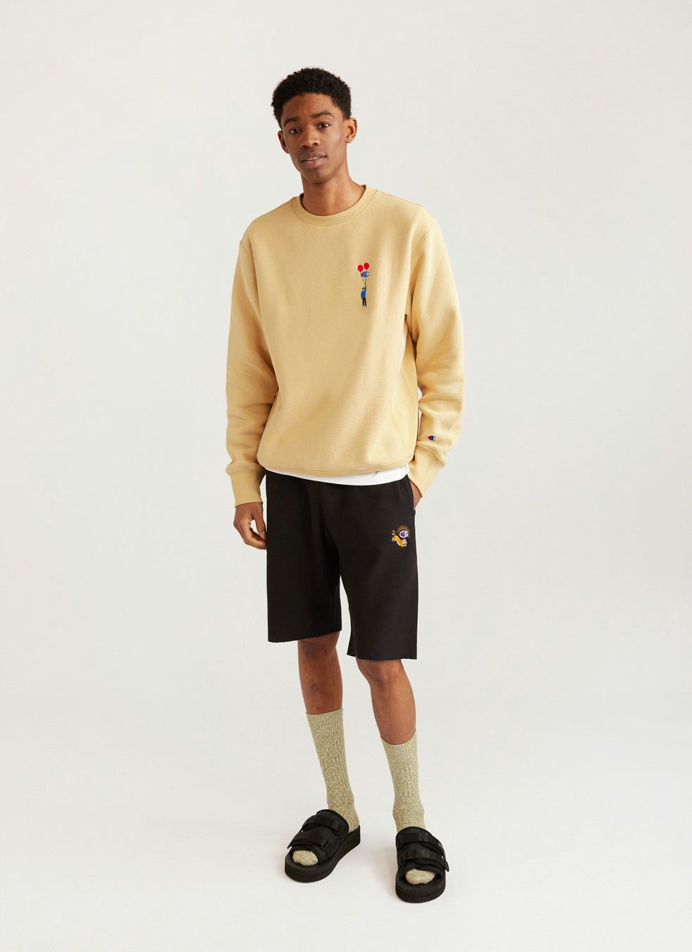 Mustard champion jumper new arrivals