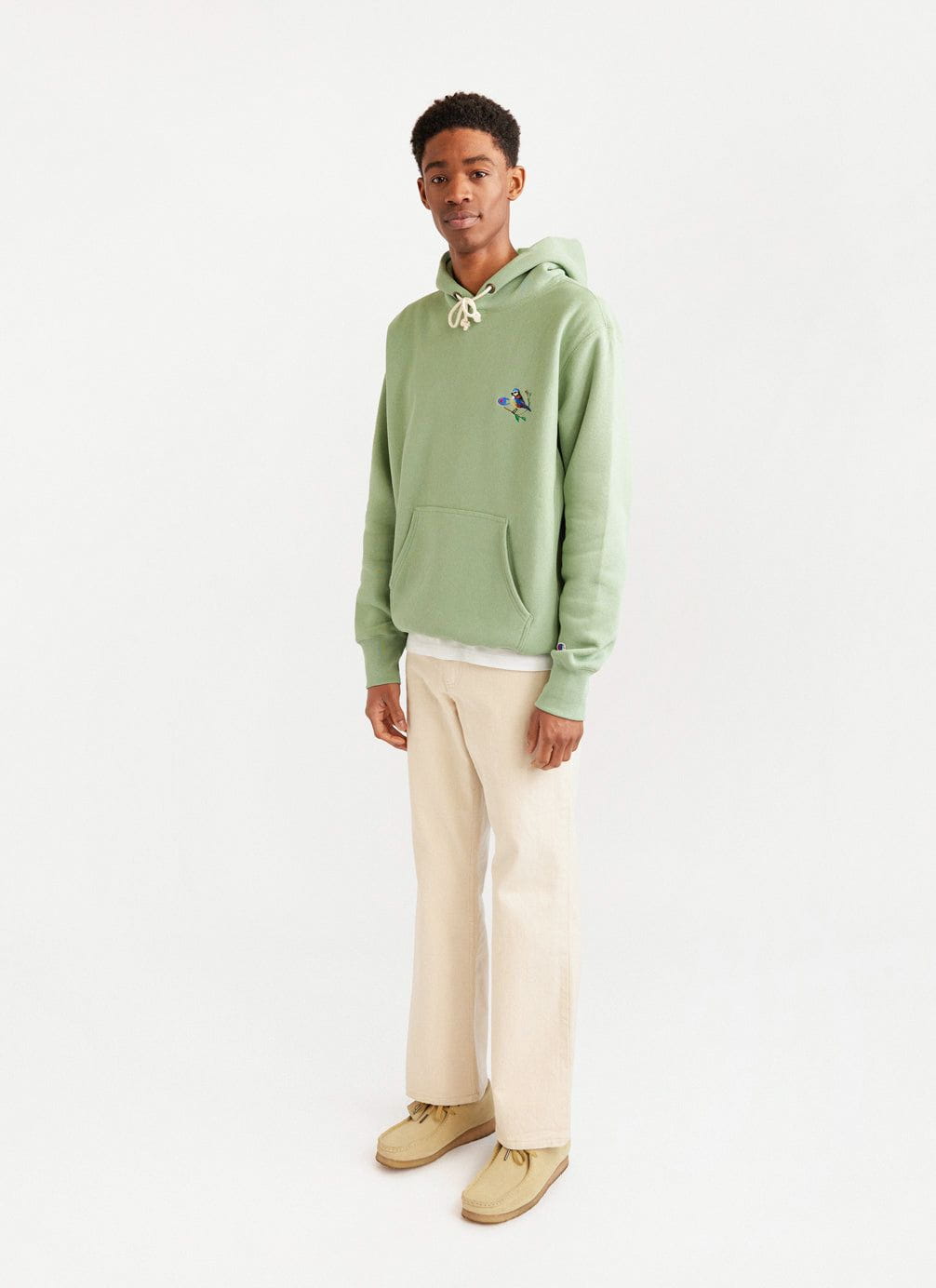 Sage green champion sales hoodie