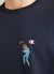 Boo T Shirt | Champion and Percival | Navy