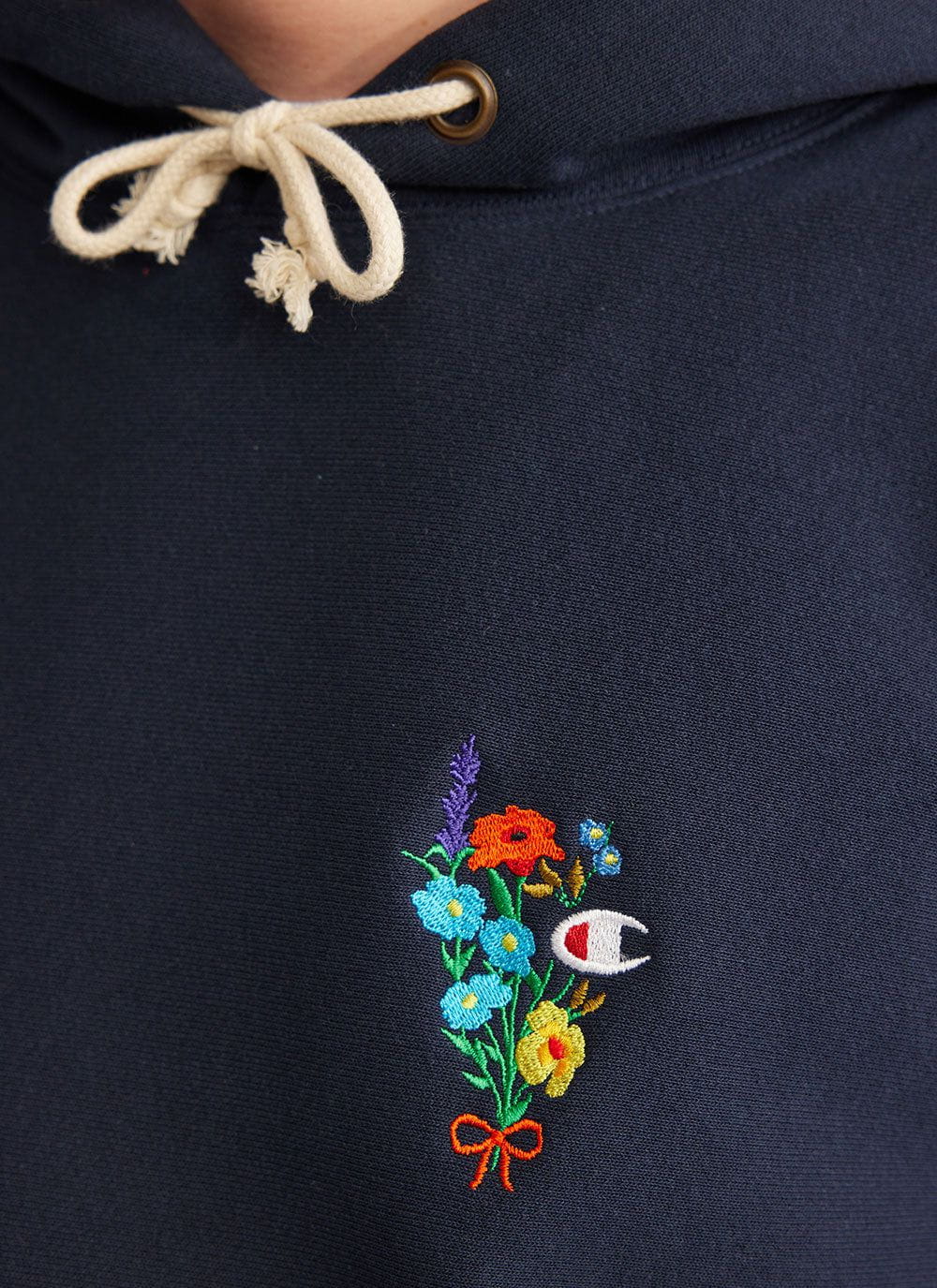 Men s Hoodie Bouquet Champion x Percival Navy Percival