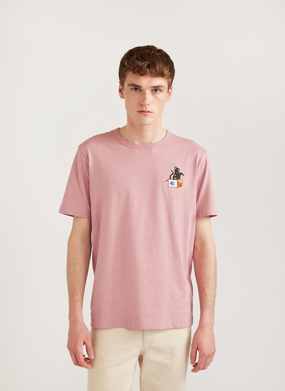 Pink champion shirt men new arrivals