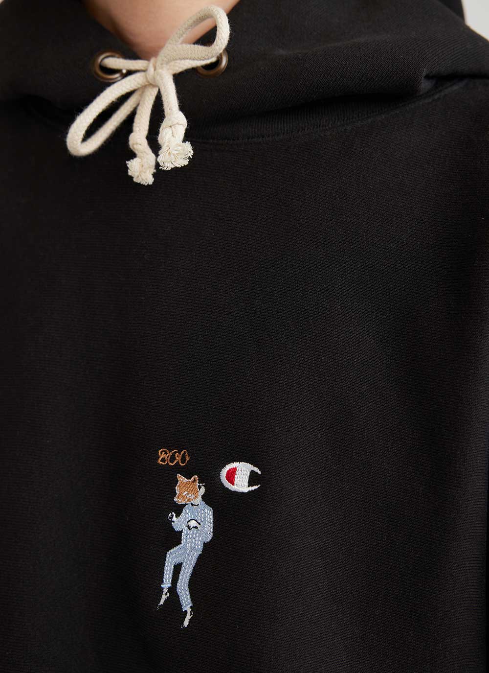 Champion hoodie black small top logo