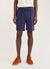 Towelling Shorts | Organic Cotton | Check Navy