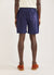 Towelling Shorts | Organic Cotton | Check Navy