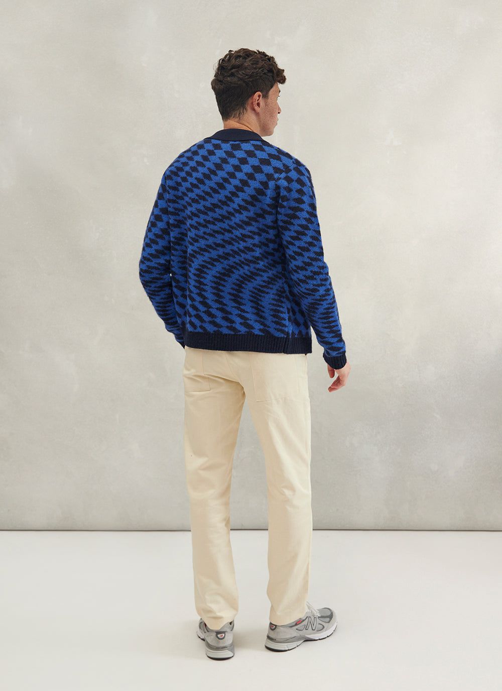 Men's Zip Through Jacket Chess Club Navy