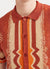 Chinoiserie Shirt | Cotton Boucle | Rust