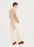 Crochet Cabin Weave Shirt | Ecru