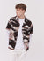 Cuban Short Sleeve Shirt Fuji Pagoda Black