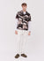 Cuban Short Sleeve Shirt Fuji Pagoda Black
