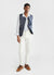 Check Long Sleeve Cuban Linen Shirt | Blue