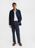 Check Long Sleeve Cuban Linen Shirt | Blue