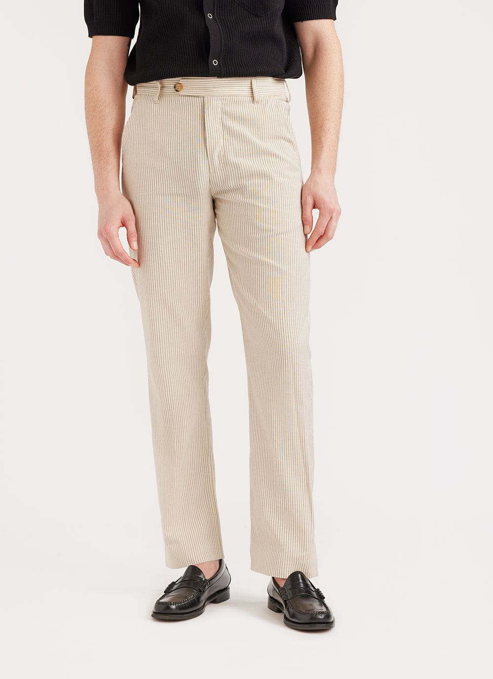Straight leg best sale striped pants