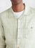 Check Long Sleeve Cuban Linen Shirt | Sage