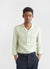 Check Long Sleeve Cuban Linen Shirt | Sage