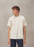 Tapestry Cuban Linen Shirt | Wild Flower Meadow | White