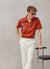 Tapestry Cuban Linen Shirt | Wild Flower Meadow | Brick