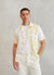 Printed Cuban Shirt | Food Print | Percival x Off Menu | White