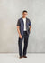 Printed Cuban Shirt | Food Print | Percival x Off Menu | Navy