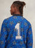 90s Reusch Jacquard Shirt | Percival x Classic Football Shirts | Blue