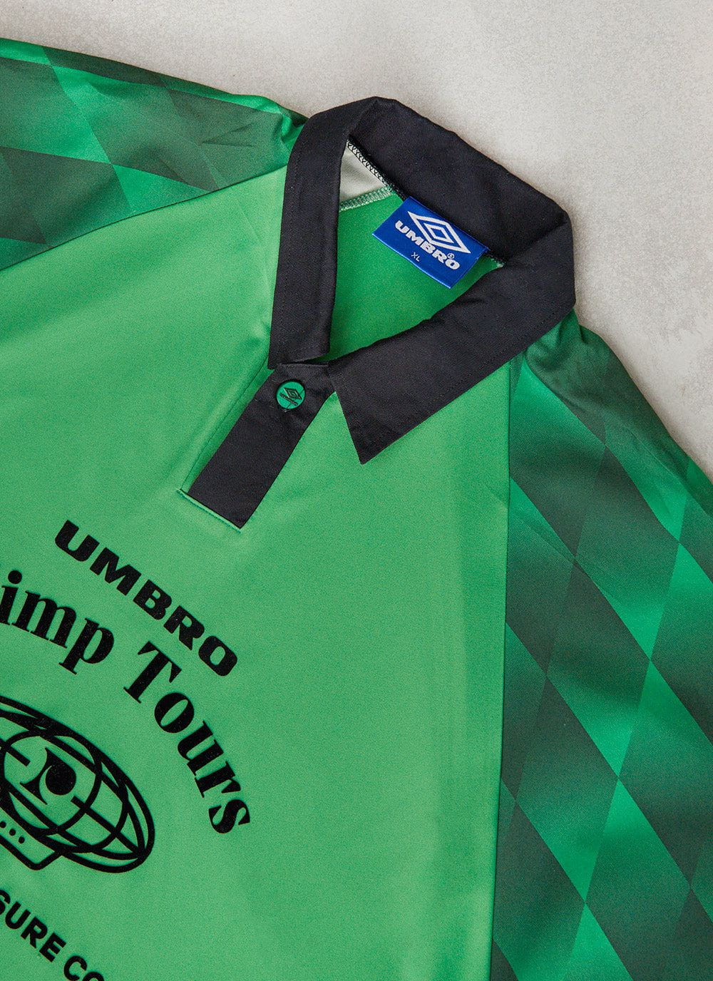 90s Umbro Long Sleeve Shirt Percival x Classic Football Shirts Gre  Percival Menswear