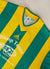 90s Adidas Stripe Shirt | Percival x Classic Football Shirts | Green with Yellow