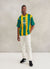 90s Adidas Stripe Shirt | Percival x Classic Football Shirts | Green with Yellow