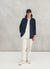 Brushed Cotton Shirt | Navy