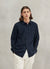 Brushed Cotton Shirt | Navy