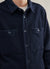 Blanket Overshirt | Casentino Wool | Navy