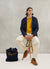 Blanket Overshirt | Casentino Wool | Navy