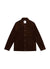 Vincent Button | Espresso Cotton Suede