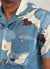 Cuban Collared Shirt | Crane | Light Blue