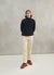 Roll Neck | Lambswool | Navy