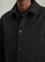Pea Coat | Melton Wool Blend | Black