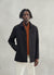 Pea Coat | Melton Wool Blend | Black